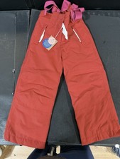 Mini Boden Kids All Weather Waterproof Red Trousers Ski Pants Size 4-5Y