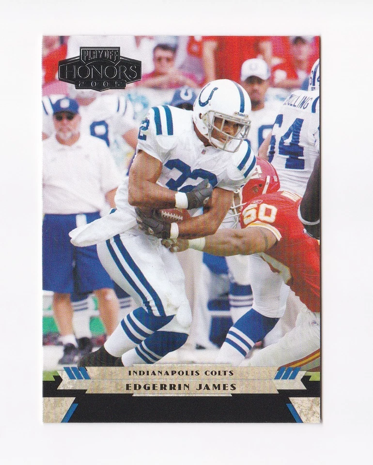 2005 Playoff Honors #44 Edgerrin James Indianapolis Colts Miami Hurricanes - Image 3 of 4