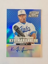 2013 Panini Prizm Kevin Franklin Prospects  Signatures Blue Prizm /75 (RC) Reds