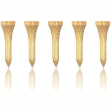 Wooden Golf Tees 1-1/2 inch 100 Count, 1.5" Short Golf Wood Bamboo Tee...