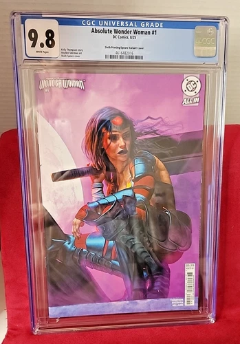 Absolute Wonder Woman #1 Comic GRADED CGC 9.8 Mark Spears Variant Connecting Cvr