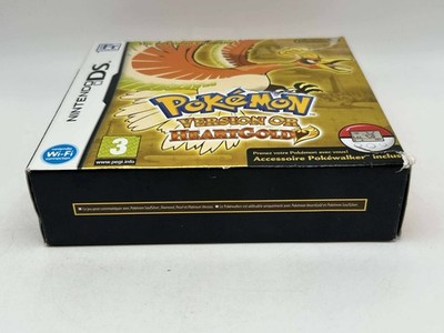 Nintendo DS Pokémon Heart Gold Version W/ Pokewalker Big Box CIB