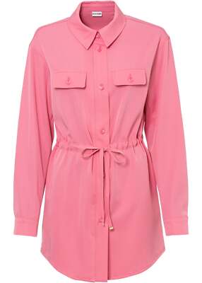 Neu stylisher Parka Gr. 40 Knallrosa Damen Jacke Mantel Damenparka Blazer