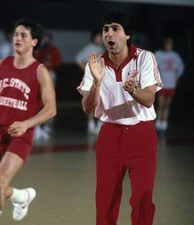 Coach Jim Valvano of North Carolina State at practice in November - Old Photo 1