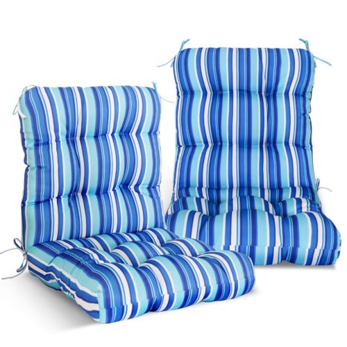 EAGLE PEAK 2PCS Tufted Outdoor/Indoor Seat/Back Chair Cushions 42'' x 21'' - Picture 267 of 291