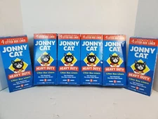 Lot (6) 5-Pack Jonny Cat Heavy Duty Jumbo Litter Box Liners 3'×18" NIB