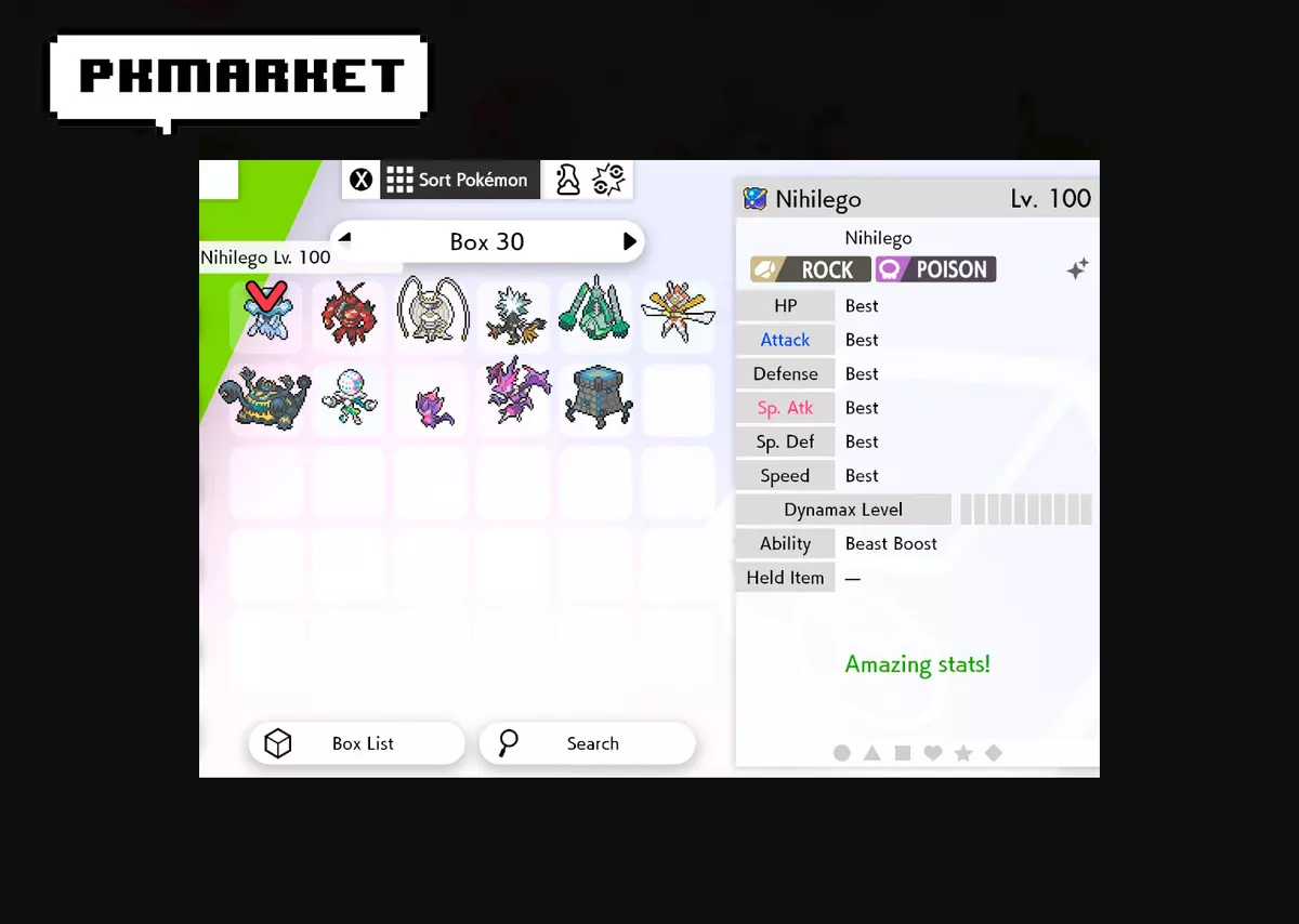 Pokemon Sword & Shield / 6IV ALL 11 SHINY Ultra Beasts / 