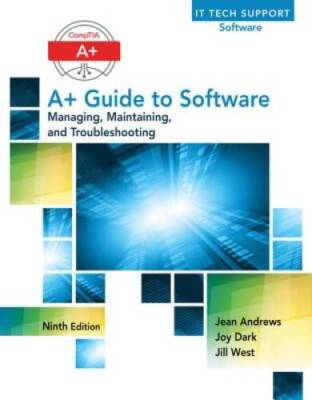 A+ Guide to Software - Hardcover By Andrews, Jean - GOOD