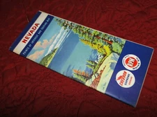 1950's Chevron Highway Map of NEVADA Standard Oil Dealers of California A-53