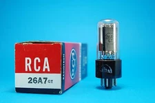 Quad RCA 26A7GT NOS  NIB Double Power Output Tubes