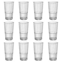 12X Oxford Bar Stapelbar Highball-GläSer Glas Trinkbecher-Set 395Ml