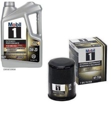 Mobil1 M1-110A Engine Oil Filter & 5 Qts Mobil1 0W20 E/P Full Syn. H/M Motor Oil