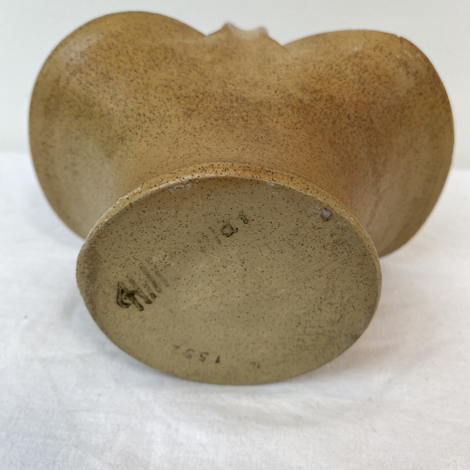 Vintage Easter Hillstonia Moira Stoneware Pottery Brown Coloured Basket