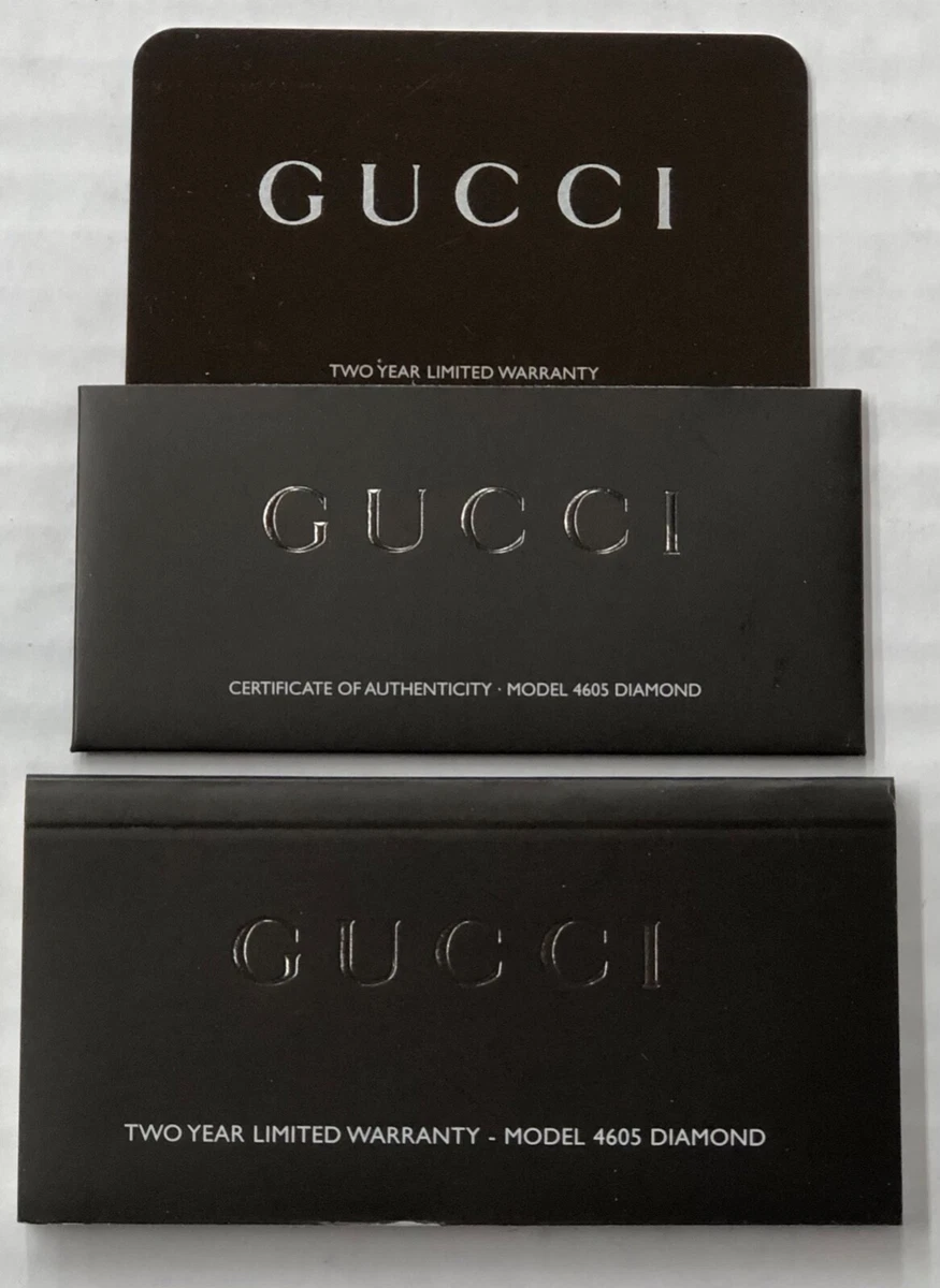 Gucci Watch Manuals, Guides & Catalogs for sale | eBay