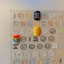 Nagelsticker 3D - HAVE A NICE DAY