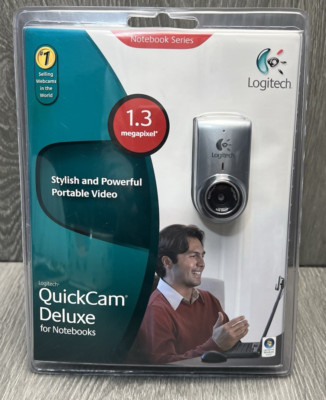 New Logitech QuickCam Deluxe for Notebooks (960-000043) Sealed Cam