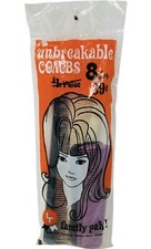 LIFE-TIME COMB Unbreakable Combs NOS New 8 Pack Family Pak