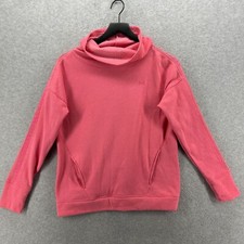 Under Armour Sweater Womens Size XS Pink Long Sleeve Cowl Neck Loose
