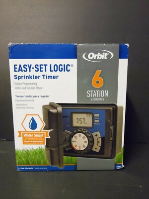 Orbit Sprinkler Timer 27896 6 Station 3 Prog Indoor/Outdoor Irrigation Timer