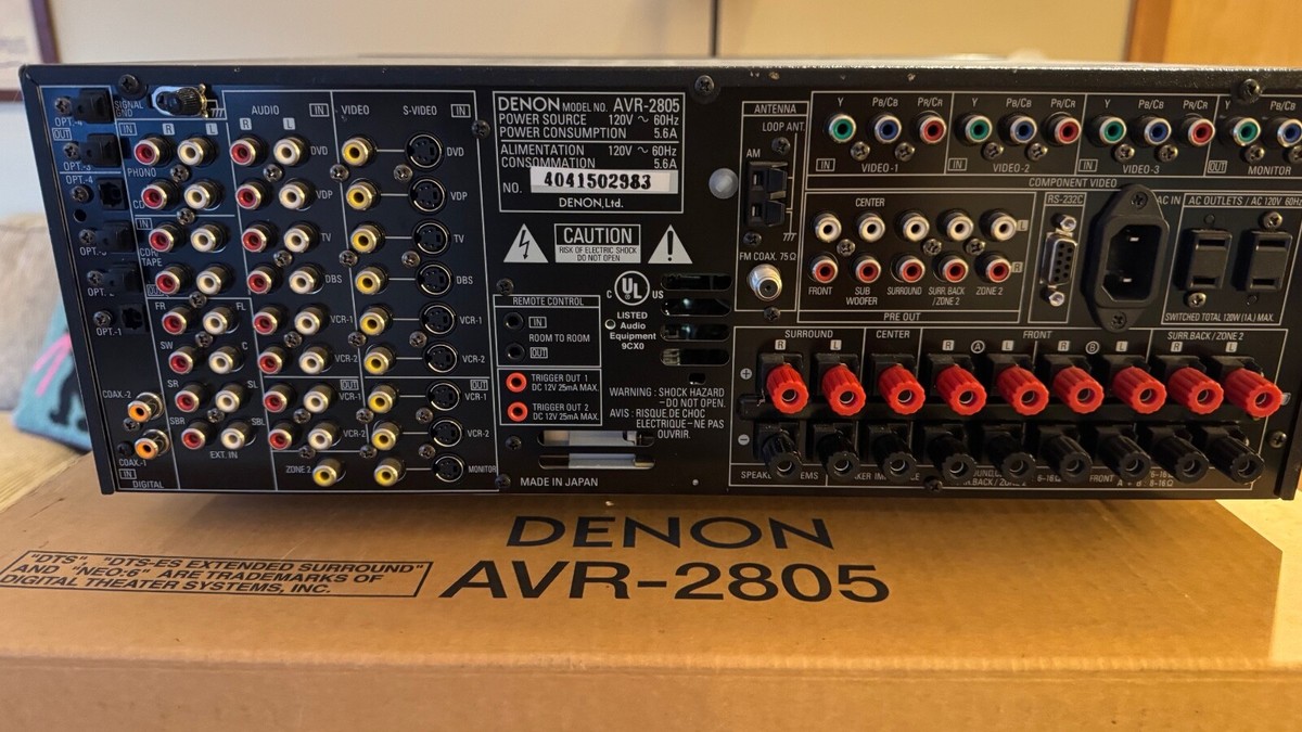 その他 DENON8000 Denon AVR 2809CI 7.1 Channel 145 Watt Receiver Surround