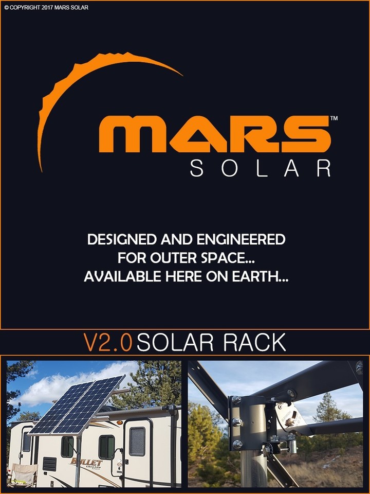 Mars Solar V2.0 Eagle Solar Panel Rack / 2