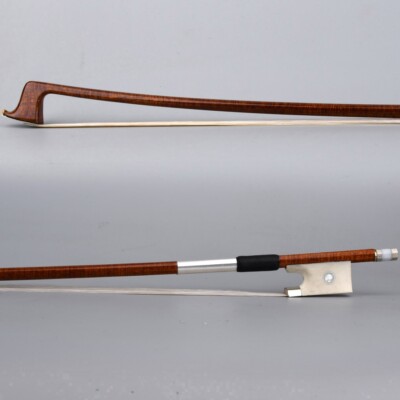 Hybrid Pernambuco Skin Master Violin Bow 4/4 White Parisian Eye Frog Stiff Pro