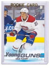Cale Fleury 2019-20 Upper Deck Sr.1 Young Guns Rookie Card #209