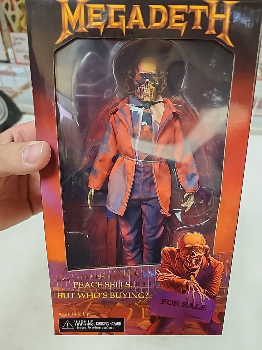 Neca Reel Toys Megadeth Vic Rattlehead Open Box Complete