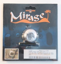 Mirage Custom Chrome Front Axle Caps 27-162 Motorcycle Kit Part FX FXR 35MM Fork