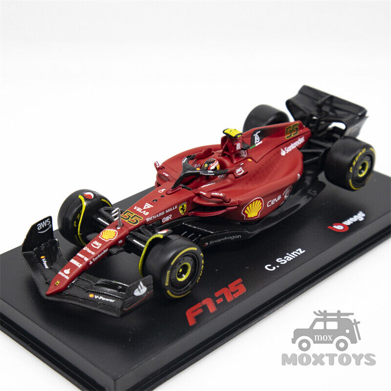 Ferrari F1-75 #16 Ferrari Racing F1 World Championship (2022) Formula  Racing Series 1/43 Diecast Model Car by Bburago