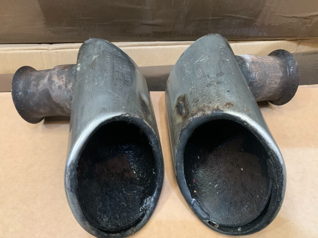 Porsche 996 Exhaust Tips Porsche 996 Tailpipe 99611125155 99611125255 eBay