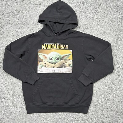 Star Wars Sweatshirt Youth Medium The Mandalorian Black Grogu