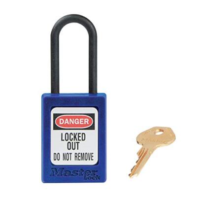 Master Lock S32BLU blau dielektrisches Zenex thermoplastisches Sicherheits-Vorhängeschloss, 35 mm breit