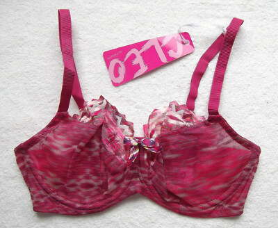 CLEO at Panache Size 30DD Lana Balconnette Bra Pink Multi | eBay UK