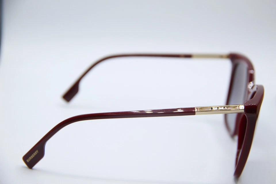 NUEVAS GAFAS DE SOL BURBERRY B 4347 3403/8G MARCO AUTÉNTICO DEGRADADO VIOLETA 56-17 Foto 4 de 4