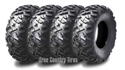 ROAD GUIDER Full Set ATV UTV Tires 27x9-14 &amp; 27x11-14, 6PR Mud, Non