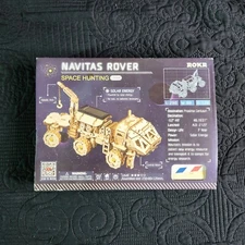 NEW - ROKR HERMES ROVER-SPACE HUNTING Solar Powered 3D Puzzle Kit. 