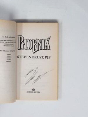 STEVEN BRUST SIGNED 1ST - Phoenix, Vlad Taltos #5 | eBay