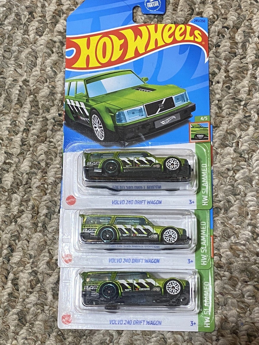 ミニカー Hot Wheels Volvo 240 Drift Wagon Hot Wheels Volvo 240 Drift Wagon HW Slammed Kids Model