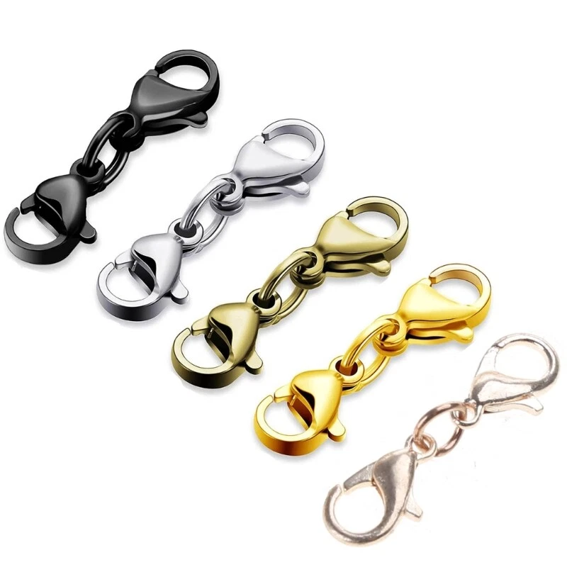 Double lobster clasp chain deals