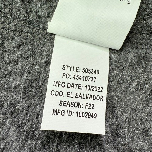 LL Bean Jacket Womans 3X Plus Heather Gray Fleece Full Zip Sweater 505340 - Picture 5 of 10