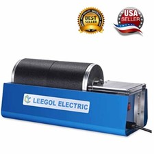 Rock Tumbler Double Drum 6LB Lapidary Polisher Plug-in Leak-proof Double Barrel