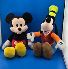 Disney Mickey Mouse Disney Goofy Plush Stuffed Animals 11" Lot or Bundle of 2