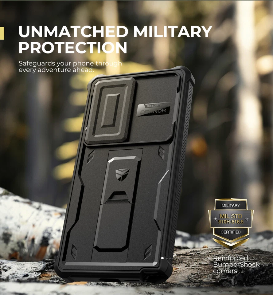 Dexnor for Samsung Galaxy S25 Ultra/Plus/S25 Edge Case Heavy Duty Rugged Cover - Image 2 of 4