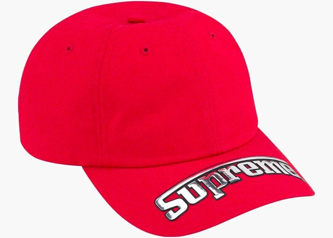 Casquette 6 panneaux Supreme Touring Visor rouge SS22 Supreme New York 2022 neuve sans étiquette
