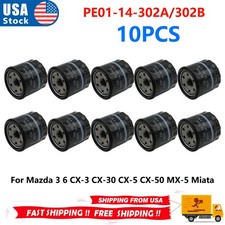 Cartucho de filtro de aceite de motor 10 piezas para Mazda PE01-14-302B PE0114302A