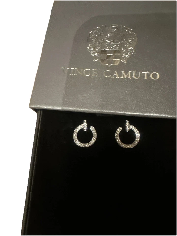 Vince Camuto Ayla Earrings Silver ToneNew. Matching Necklace Available In Store - Image 4 of 4