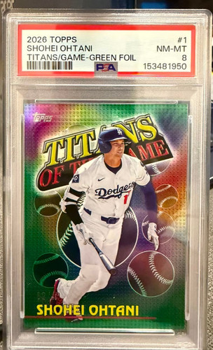 Shohei Ohtani [Green] #TOG-1 2026 Topps Titans Of The Game card