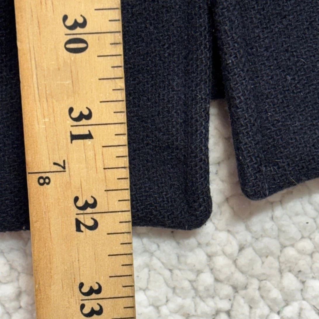Vintage Henri Lloyd Duffle Coat Large Blue Wool Blend Hooded Dean Outdoor 90s - product detail image 10