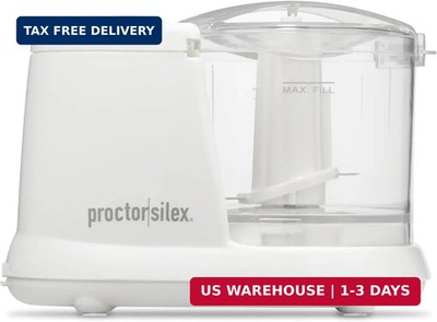 Proctor Silex Durable Electric Vegetable Chopper & Mini Food Processor for Chopp